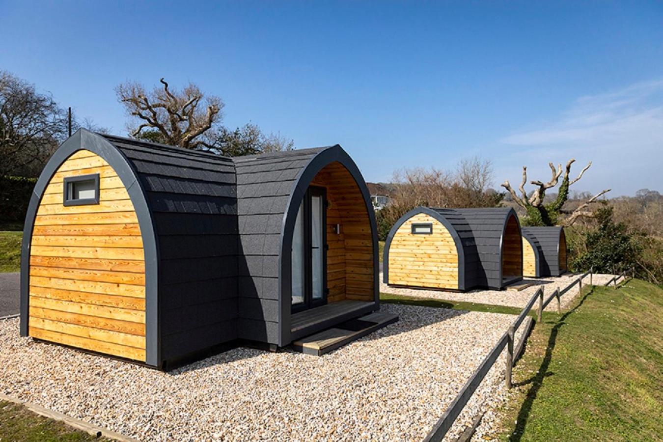 Camping Pods Wood Farm Holiday Park 호텔 챨마우스 외부 사진